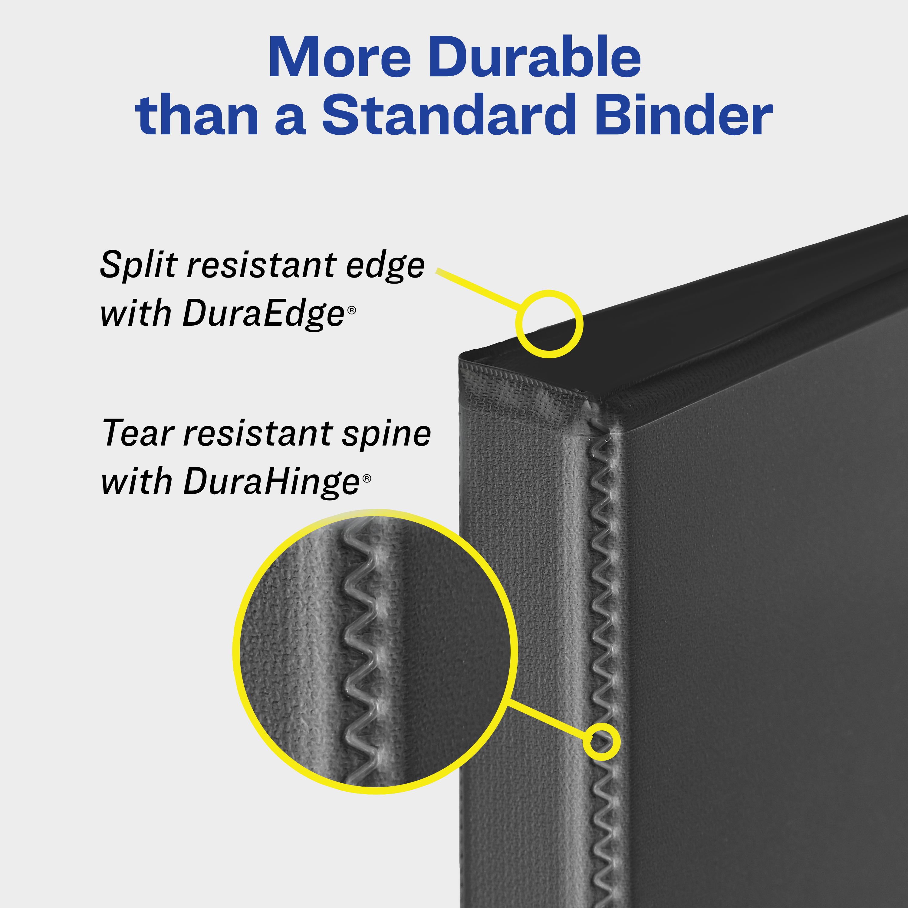 Heavy-Duty View Binder, 1.5